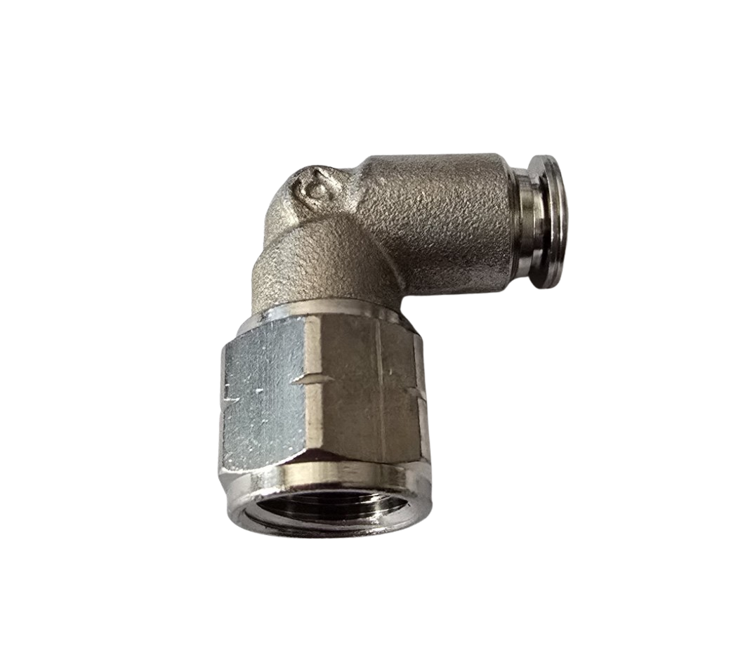Swivel Elbow-Female Thread-1/4" Thread, 1/4" Tube - Dead Fly Zone