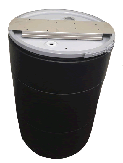 55 Gallon Drum with or without Mounting Plate - Dead Fly Zone