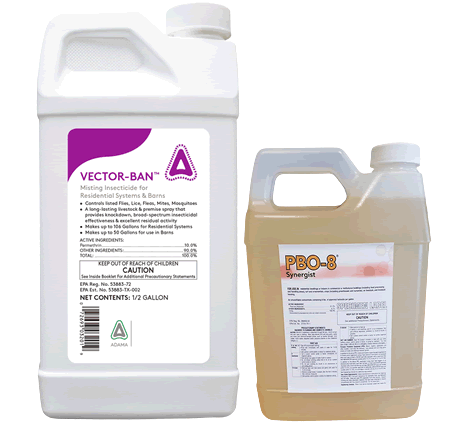 INSECT MISTING SYSTEM REFILL FOR EQUINE - For Use in Barns, Stables, Etc. - Dead Fly Zone