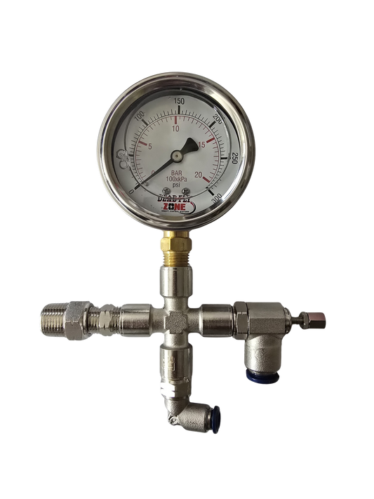 PSI Gauge Pump Housing With Connections - Dead Fly Zone