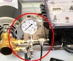 PSI Gauge Pump Housing With Connections - Dead Fly Zone