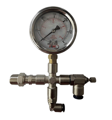 PSI Gauge Pump Housing With Connections - Dead Fly Zone