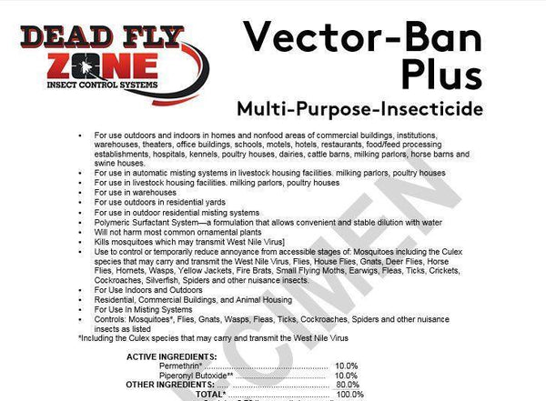 INSECT MISTING SYSTEM REFILL FOR HOME USE - Dead Fly Zone