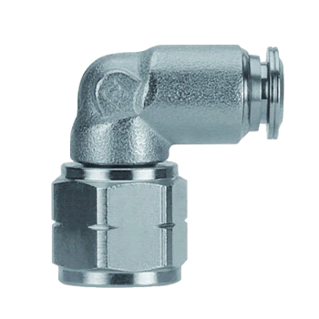 Swivel Elbow-Female Thread-1/4" Thread, 1/4" Tube - Dead Fly Zone